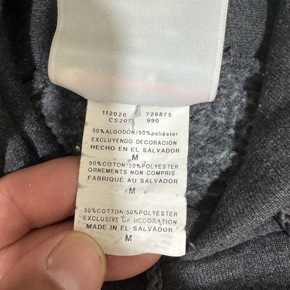 The University Of Chicago Dark Gray Champion Hoodie Pullover Men Size Medium - Picture 5 of 11